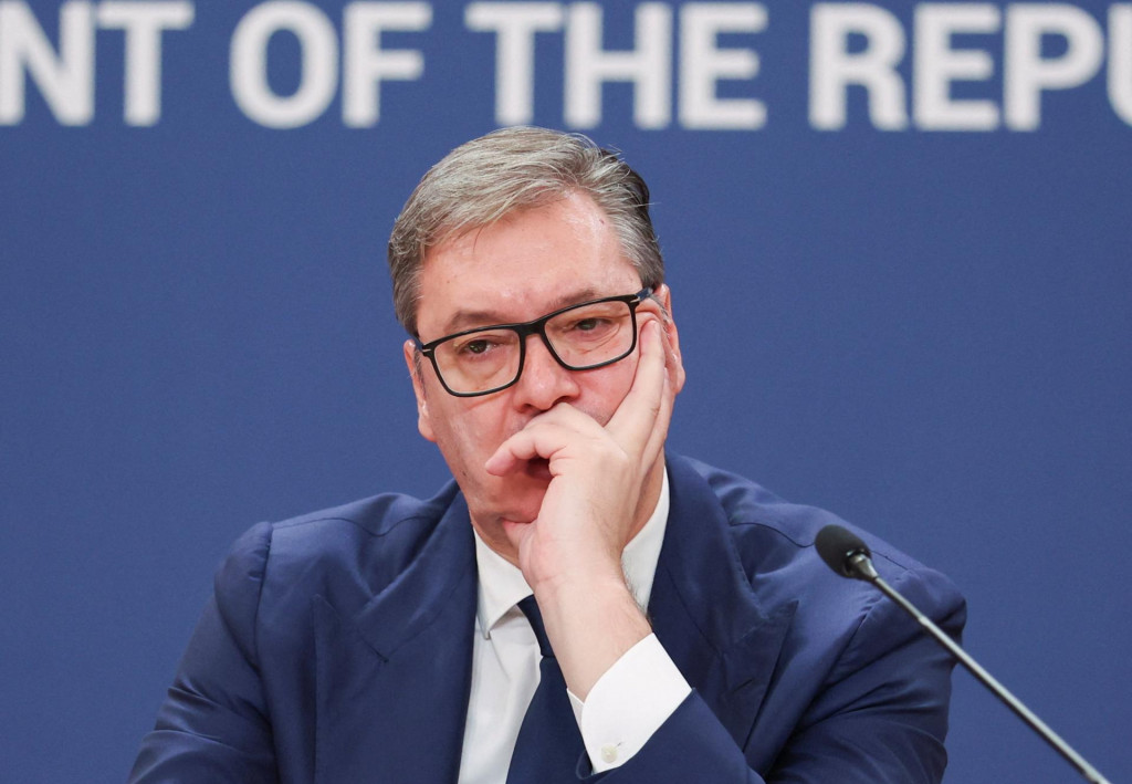 Srbský prezident Aleksandar Vučić. FOTO: Reuters