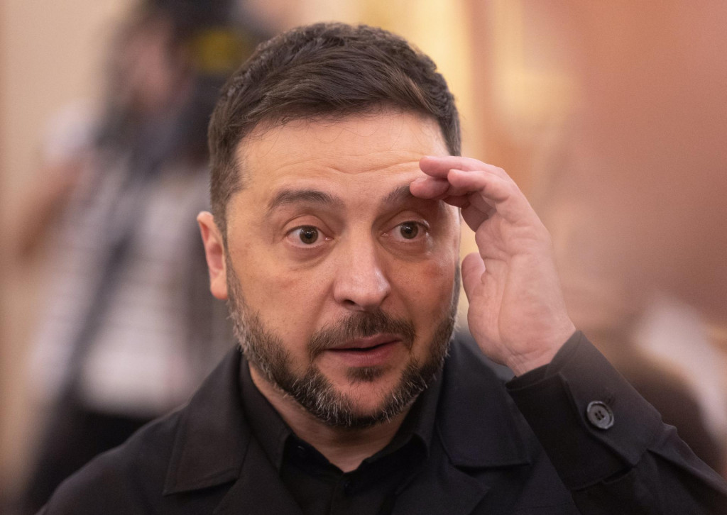 Ukrajinský prezident Volodymyr Zelenskyj. FOTO TASR/AP