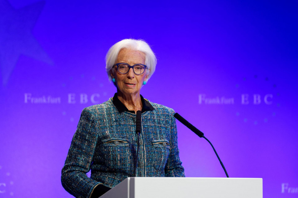 Prezidentka Európskej centrálnej banky Christine Lagardová. FOTO: REUTERS