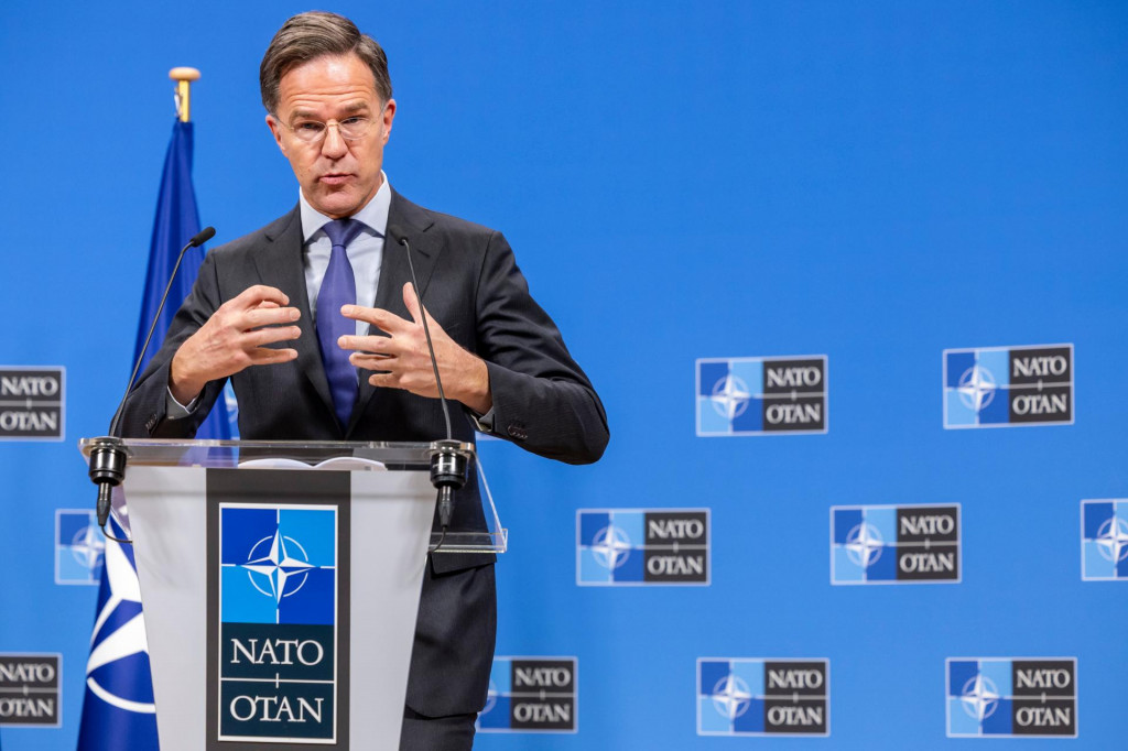 Gener&aacute;lny tajomn&iacute;k NATO Mark Rutte. FOTO TASR/AP