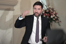 Na snímke minister pôdohospodárstva a rozvoja vidieka Richard Takáč.