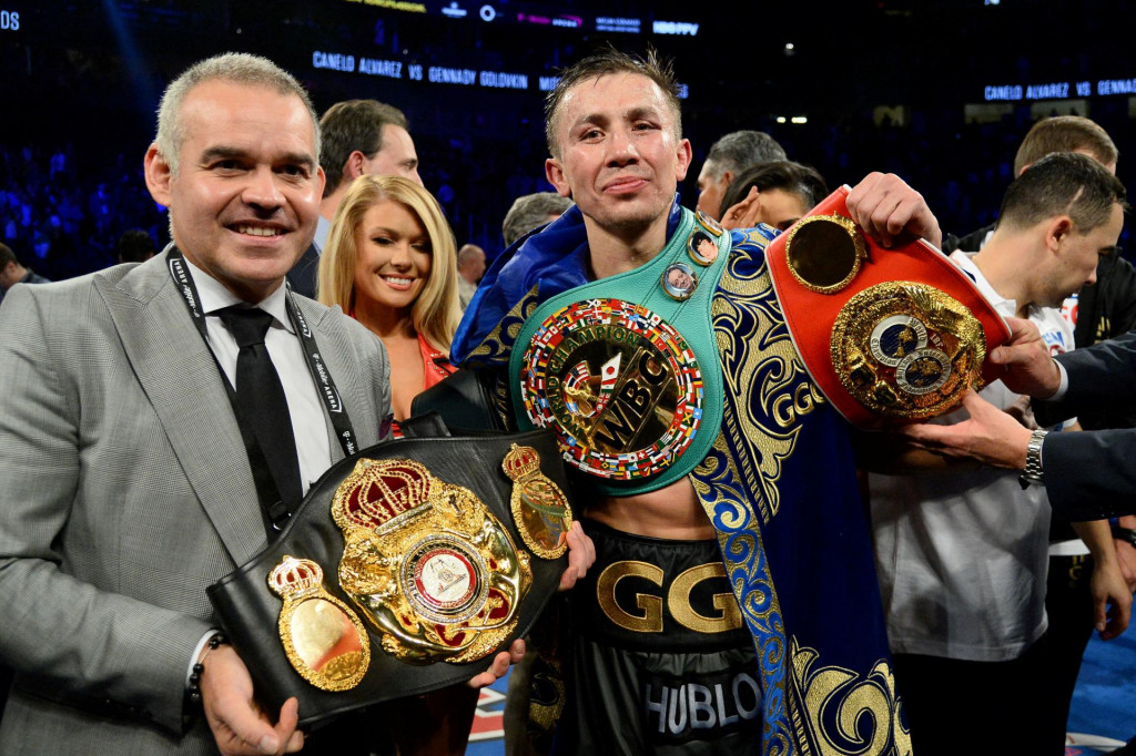 Bývalý kazašský profesionálny boxer Gennadij Golovkin v roku 2017. FOTO: Joe Camporeale/USA TODAY