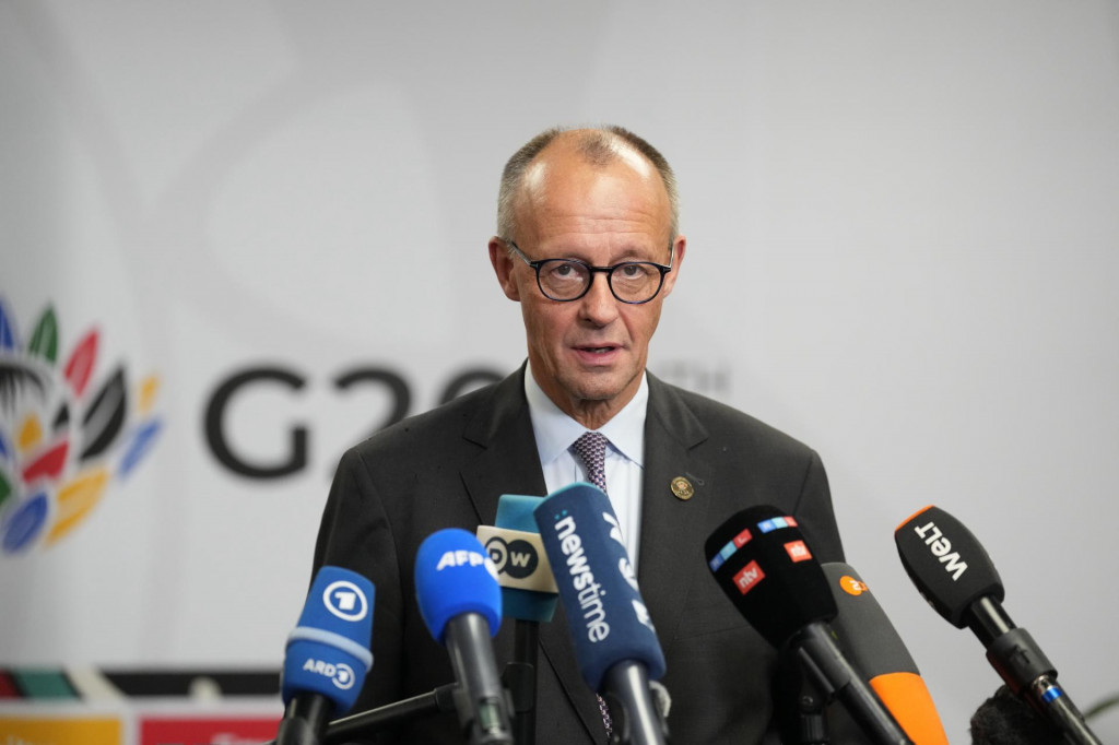 Na snímke nemecký kancelár Friedrich Merz. FOTO: TASR/AP