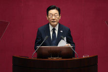Na archívnej snímke zo 4. novembra 2025 juhokórejský prezident Lee Jae Myung. FOTO TASR/AP

