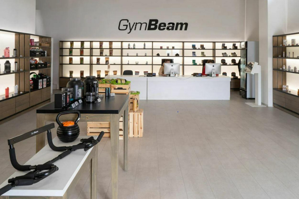 Predajňa GymBeamu v Košiciach. FOTO: GymBeam