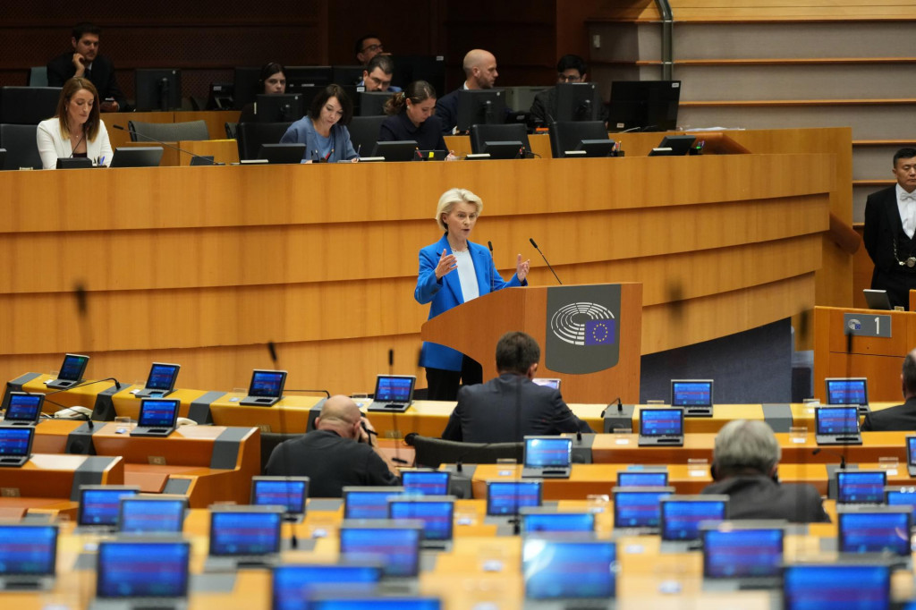 Predsedníčka Európskej komisie Ursula von der Leyenová. FOTO: TASR/AP