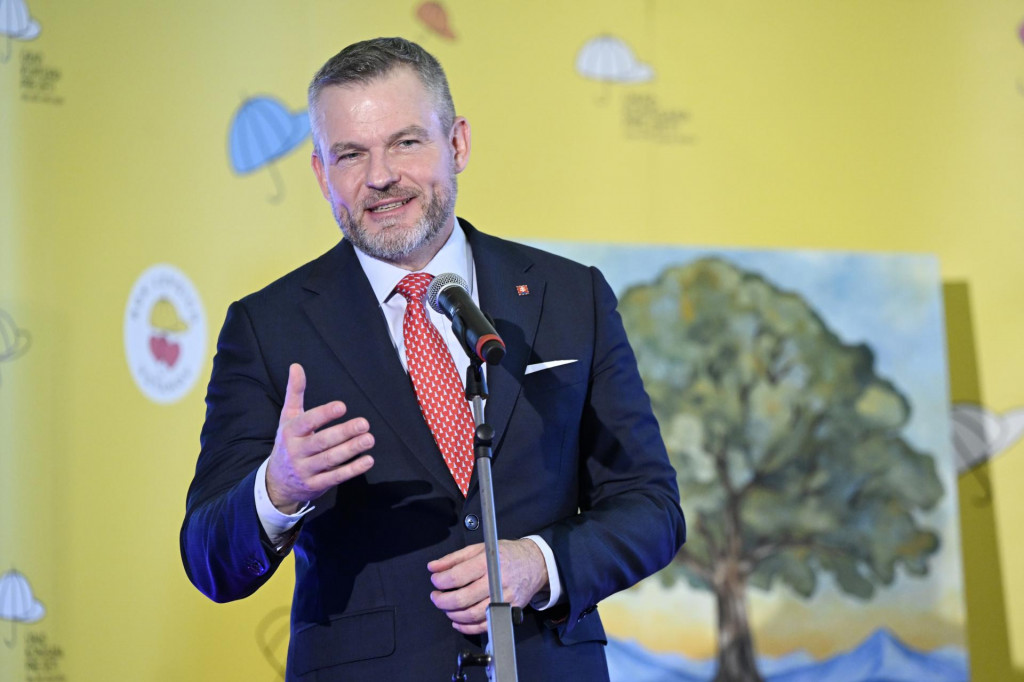 Na snímke prezident Peter Pellegrini. FOTO: TASR/Pavel Neubauer