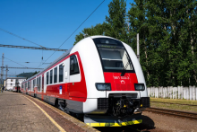 Vlak Železničnej spoločnosti Slovensko. FOTO: ZSSK