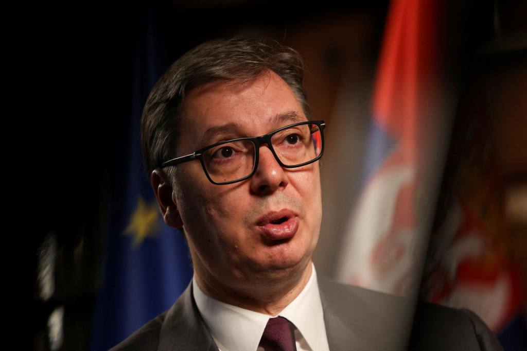 Srbský prezident Aleksandar Vučić. FOTO: REUTERS