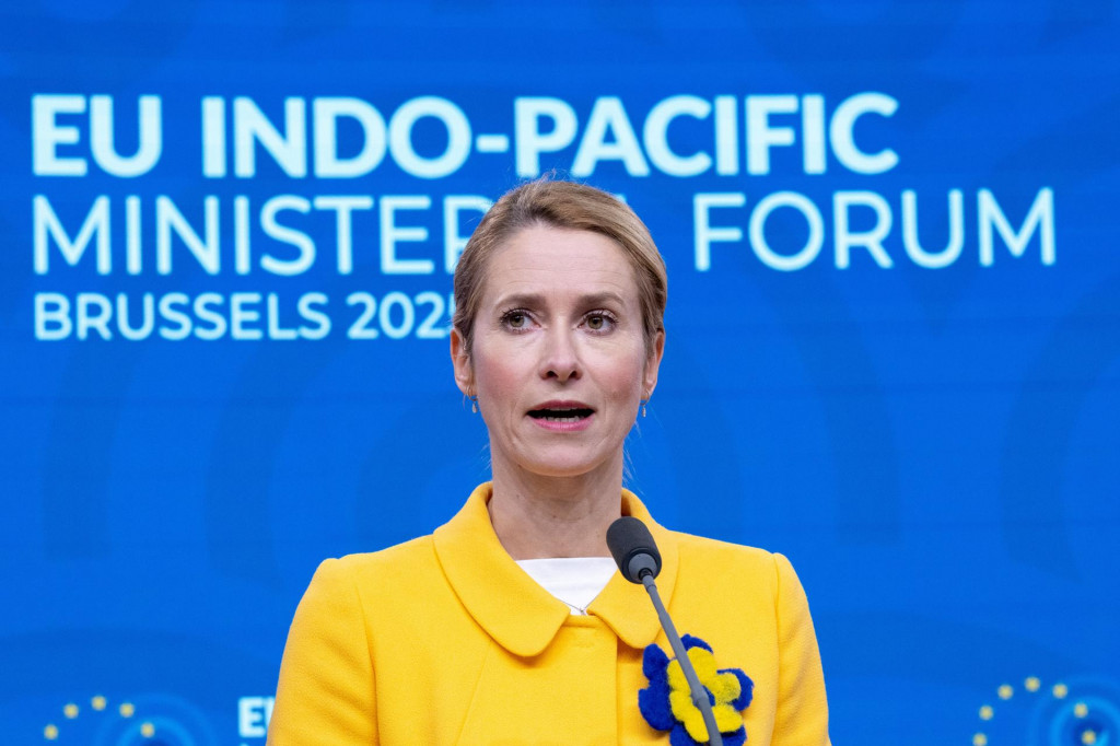 Šéfka diplomacie Európskej únie Kaja Kallasová. FOTO: TASR/AP

