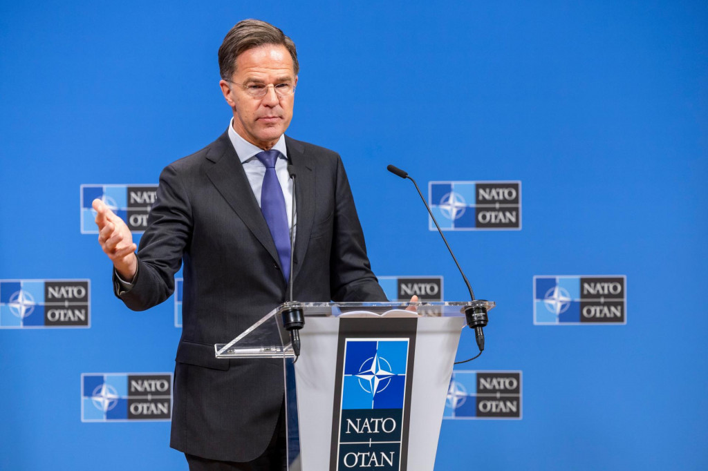 Generálny tajomník NATO Mark Rutte. FOTO: TASR/AP