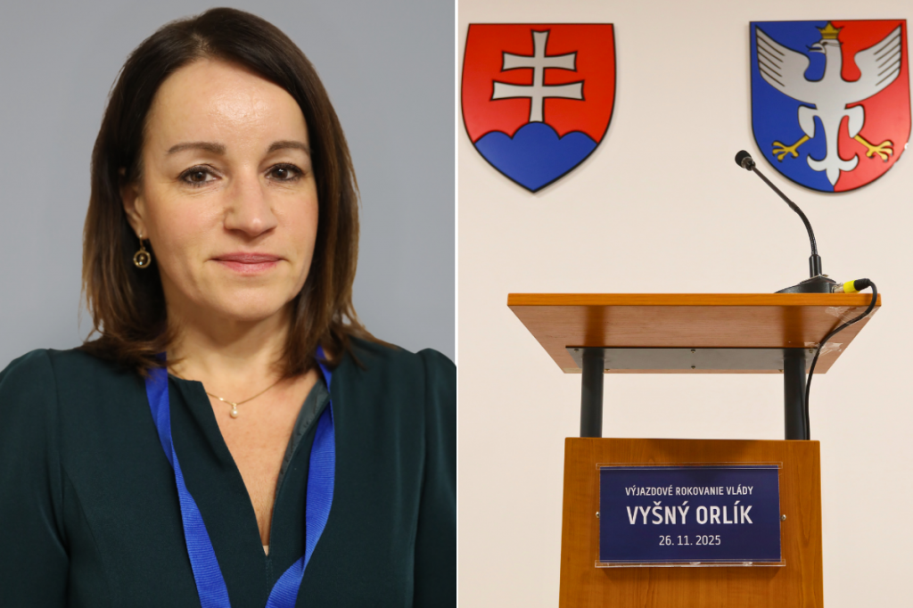 Generálna riaditeľka Tesly Stropkov Katarína Cichá rokovala na vláde vo Vyšnom Orlíku.

FOTO: HN/Peter Mayer; Koláž: HN