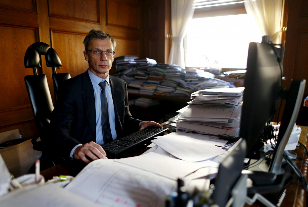 Guvernér chorvátskej centrálnej banky a člen Rady guvernérov ECB Boris Vujčič. FOTO: Reuters