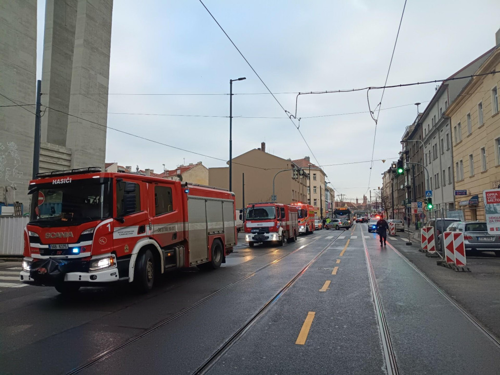 V pražskej štvrti Nusle došlo k masívnemu úniku plynu. FOTO: X/Hasiči Praha