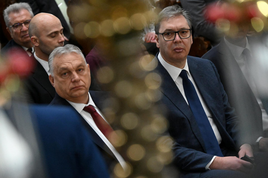 Srbský prezident Aleksandar Vučić sa v srbskej Subotici stretol s maďarským premiérom Viktorom Orbánom. FOTO: Reuters