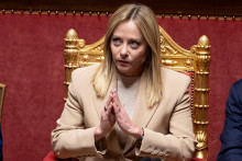 Talianska premiérka Giorgia Meloniová. FOTO: Reuters