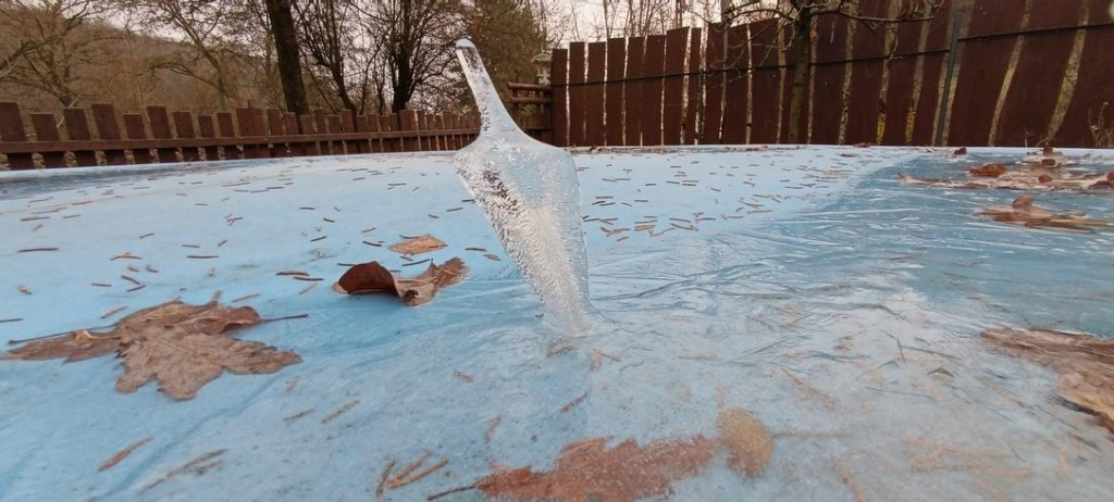 Vzácny ľadový šíp v Maďarsku