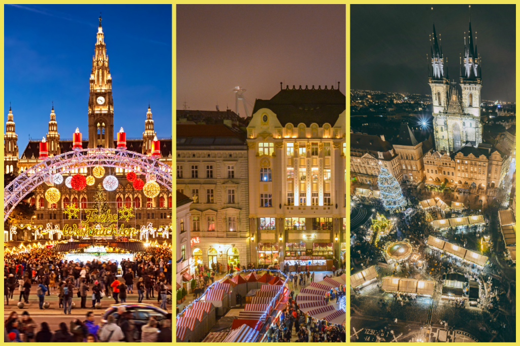 Vianočné trhy vo Viedni, Bratislave a Prahe