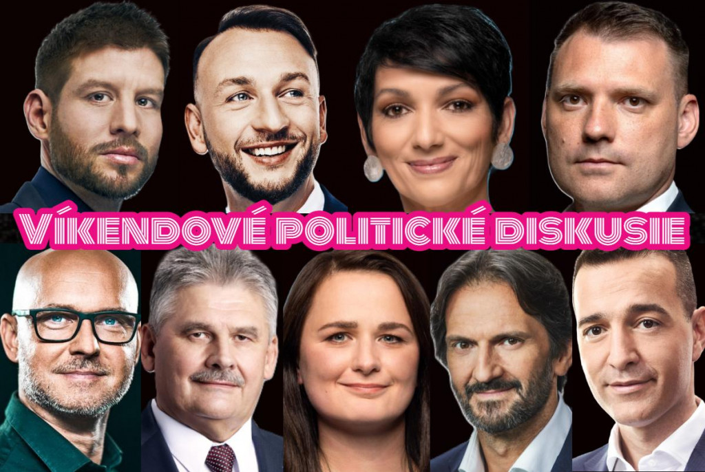 Hostia víkendových politických diskusií.