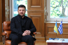 Ukrajinský prezident Volodymyr Zelenskyj. FOTO: TASR/AP