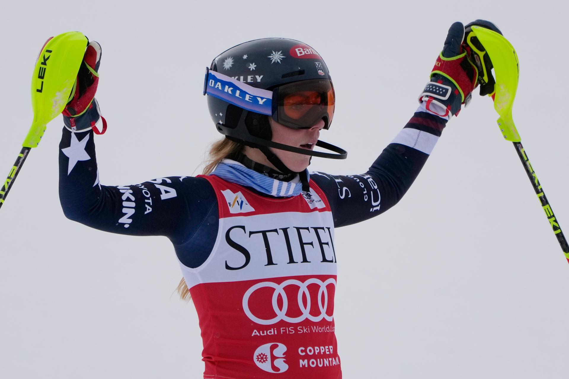 Shiffrinová ovládla aj tretí slalom v tejto sezóne. Je na čele poradia vo Svetovom pohári