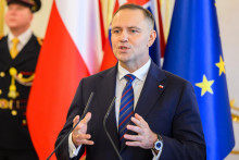 Poľský prezident Karol Nawrocki. FOTO: TASR/Jaroslav Novák