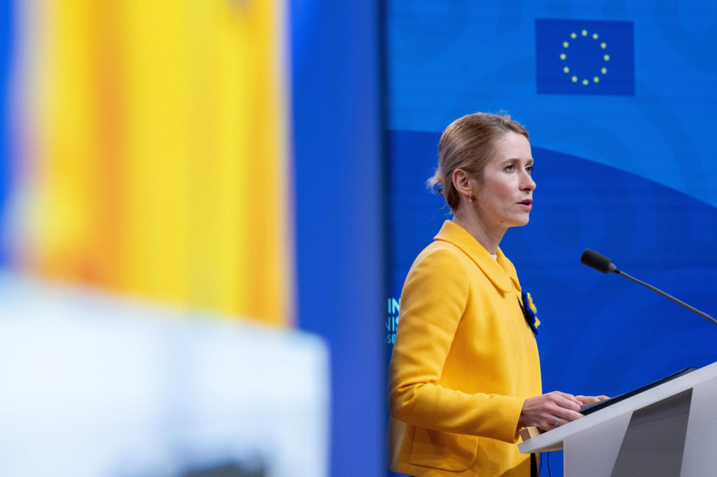 Šéfka diplomacie Európskej únie Kaja Kallasová. FOTO: TASR/AP
