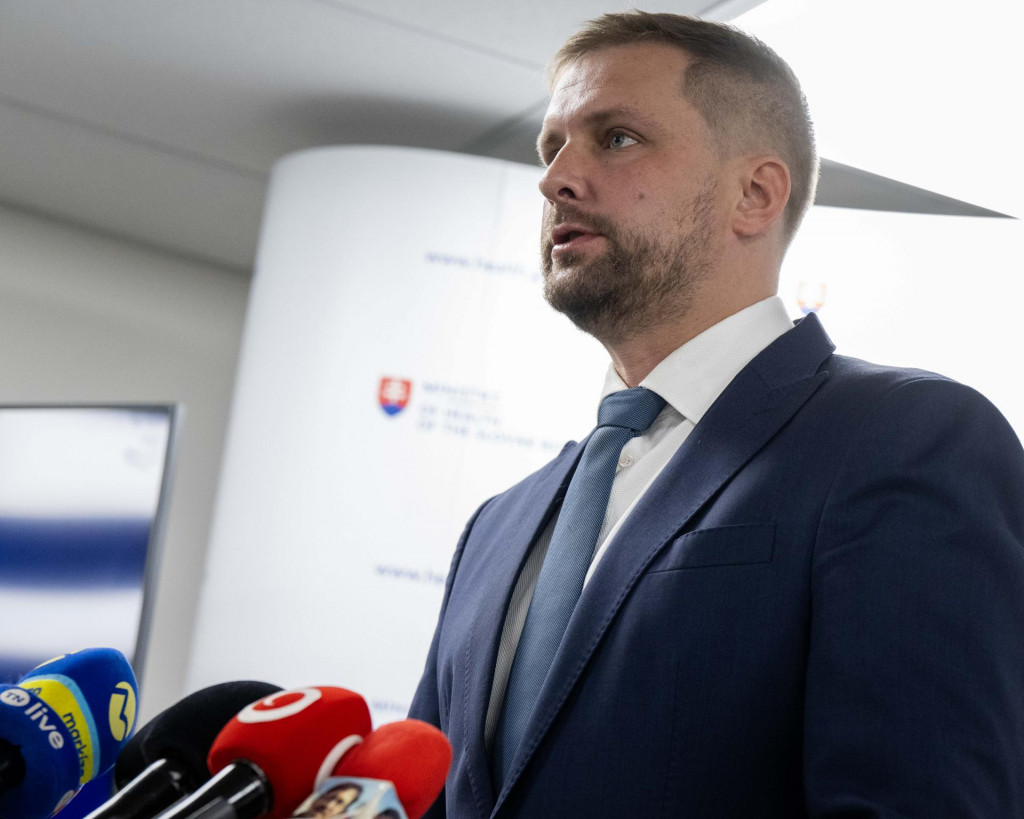 Na snímke minister zdravotníctva Kamil Šaško. FOTO: TASR/Jakub Kotian
