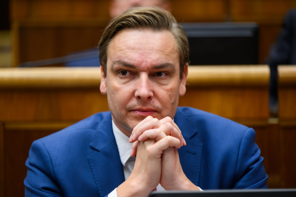 Na snímke opozičný poslanec Branislav Vančo (Progresívne Slovensko). FOTO: TASR/Jaroslav Novák