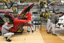 Výroba vo Volkswagene. FOTO: HN/Peter Mayer