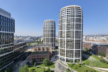 Na snímke panoráma nového centra hlavného mesta – downtown.

FOTO: TASR/P. Neubauer