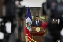 Prezident Prechodnej prezidentskej rady Haiti Laurent Saint-Cyr. FOTO: REUTERS