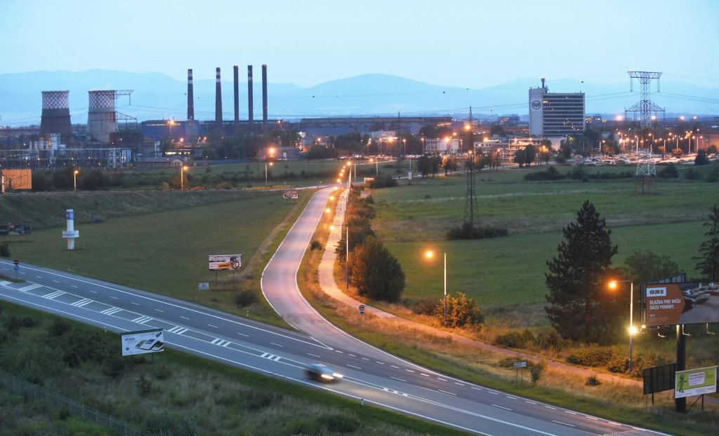 Pohľad na fabriku v Košiciach. FOTO: TASR/F. Iván
