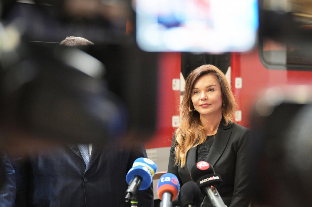 Štátna tajomníčka Ministerstva dopravy Denisa Žiláková. FOTO: TASR/František Iván
