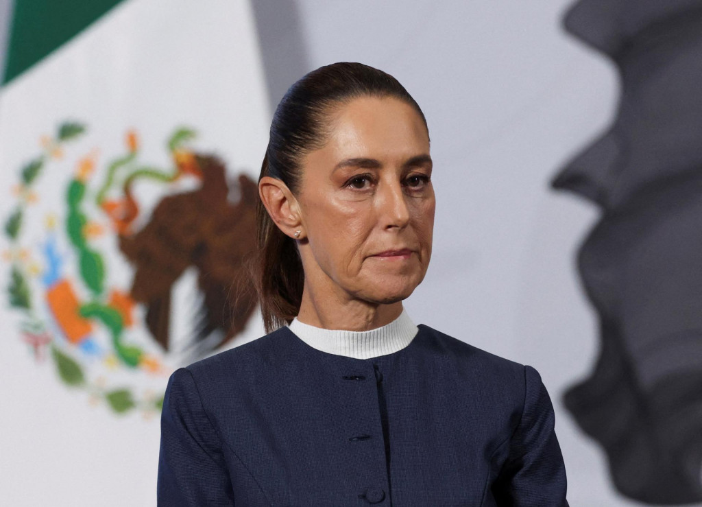 Mexická prezidentka Claudia Sheinbaumová. FOTO: Reuters