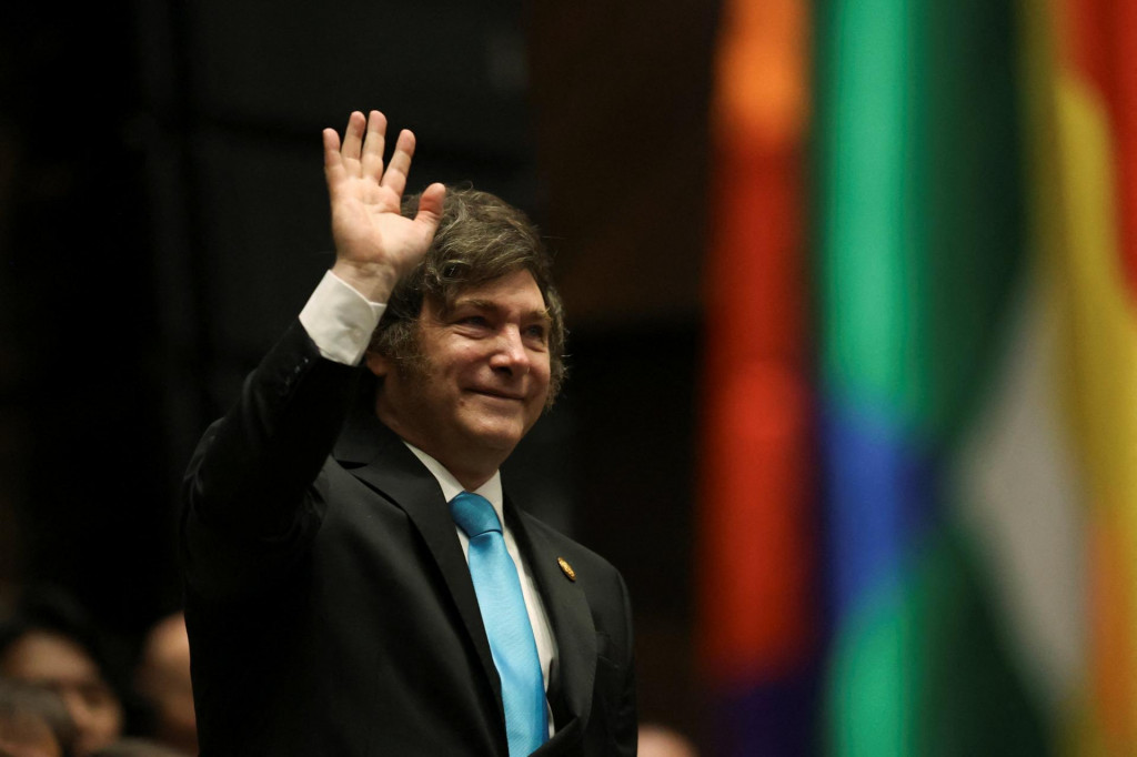 Argentínsky prezident Javier Milei. FOTO: Reuters