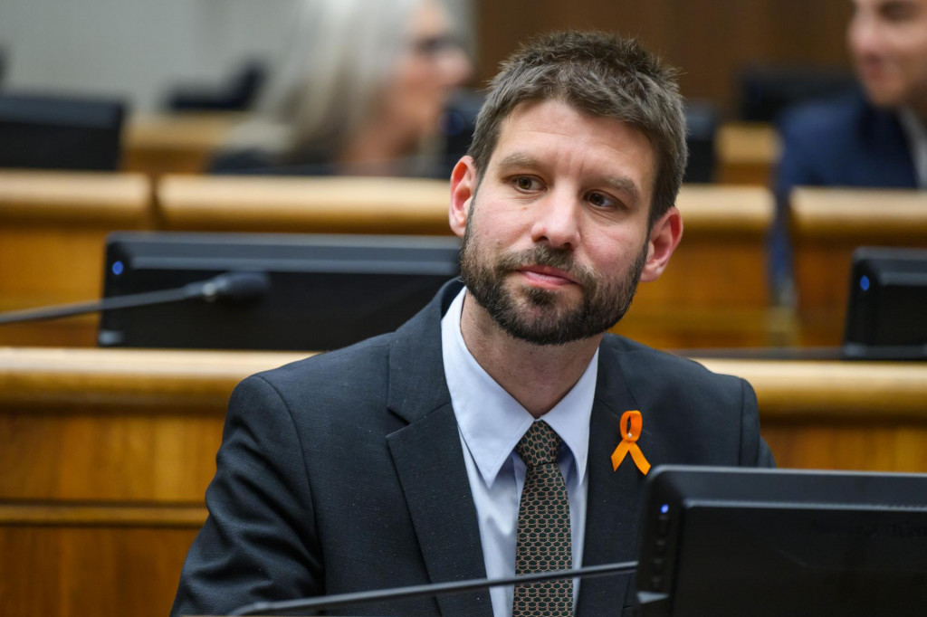 Poslanec Michal Šimečka (Progresívne Slovensko). FOTO: TASR/Jaroslav Novák