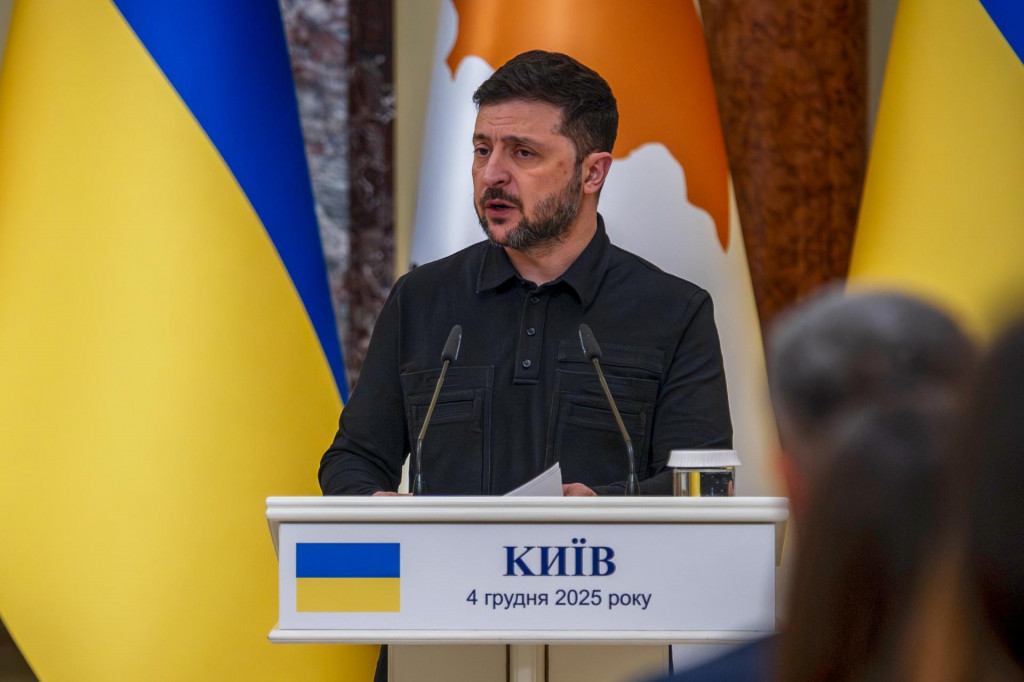 Ukrajinský prezident Volodymyr Zelenskyj. FOTO: TASR/AP
