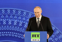 Na snímke ruský prezident Vladimir Putin. FOTO: REUTERS/Sputnik