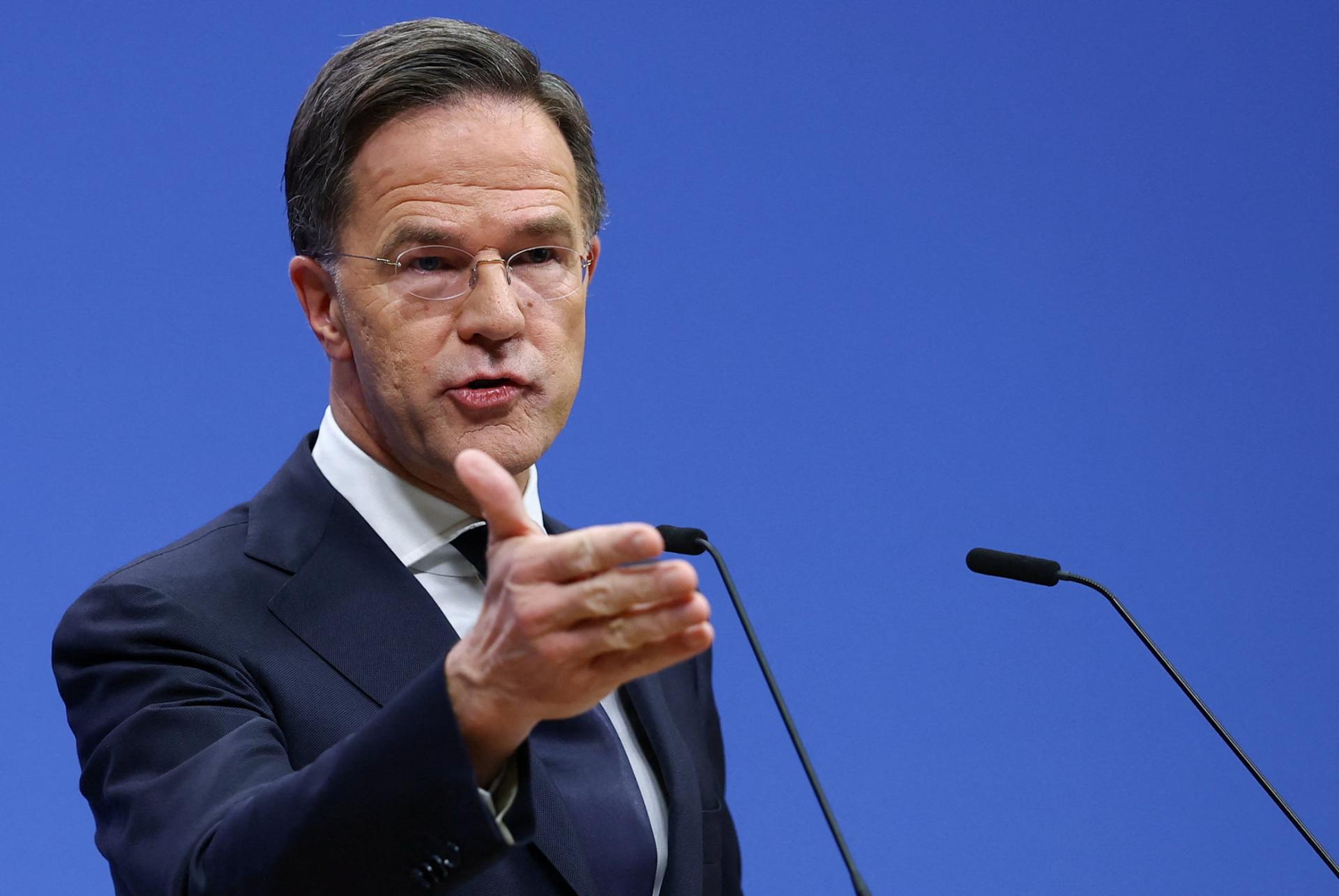 Rutte prijme v Bruseli ukrajinského prezidenta Volodymyra Zelenského