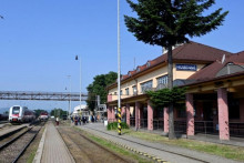 Želežničná stanica v Humennom. FOTO: TASR/Roman Hanc