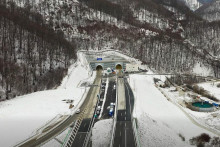 Vjazd do tunela Višňové. FOTO: NDS