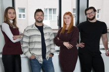 Lucia Va&scaron;činecov&aacute;, Marcel Milo, Daniela &Scaron;talmachov&aacute; a Daniel Kolen&iacute;k, t&iacute;m GROOW