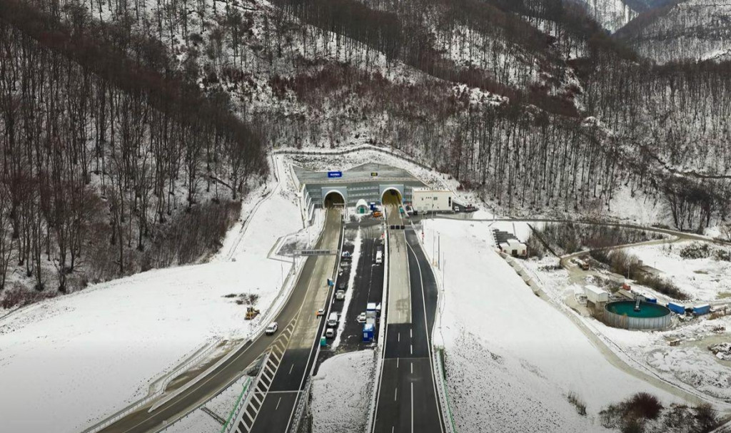 Vjazd do tunela Višňové. FOTO: NDS