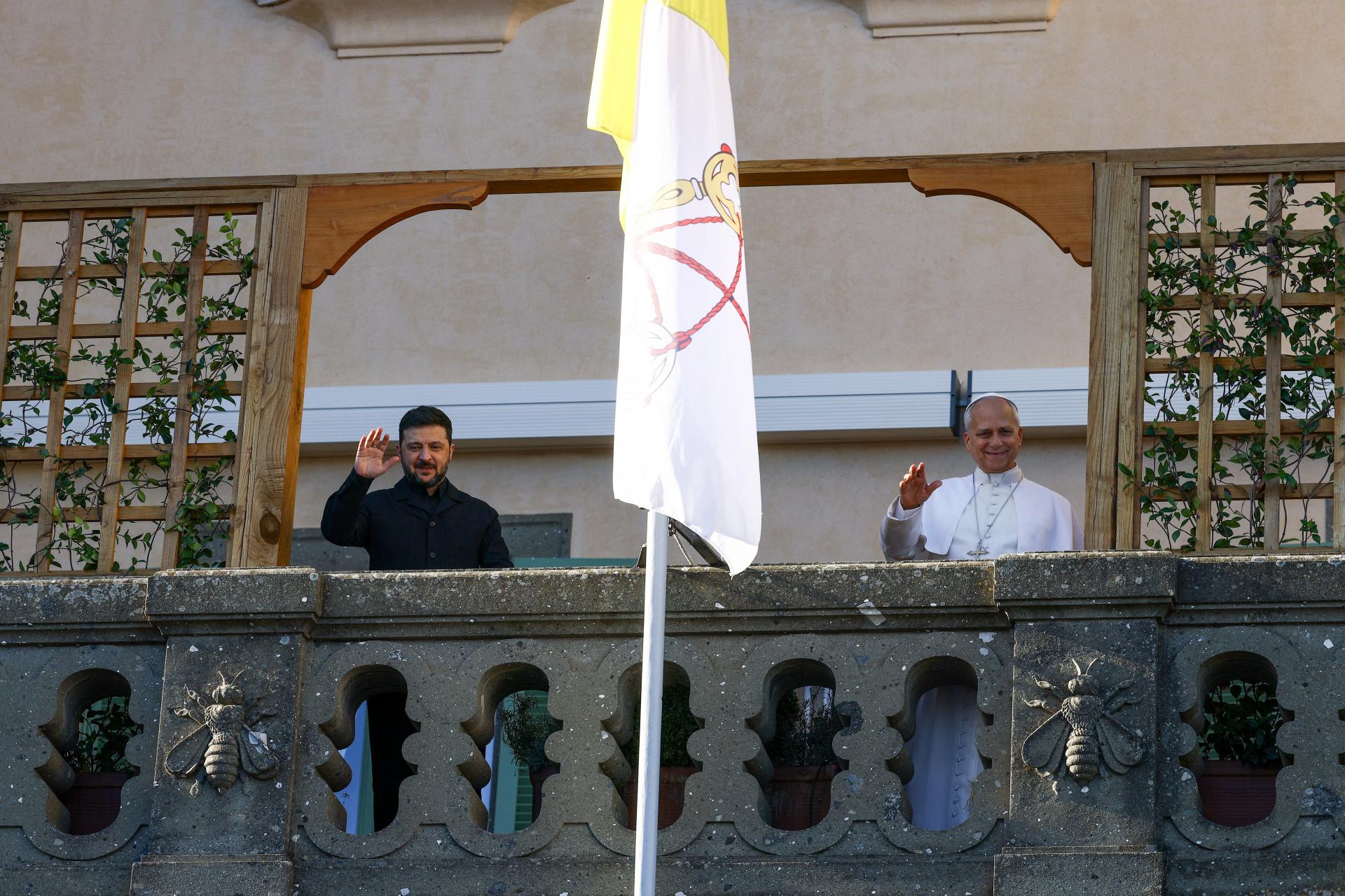 Zelenskyj sa stretol s pápežom Levom XIV.