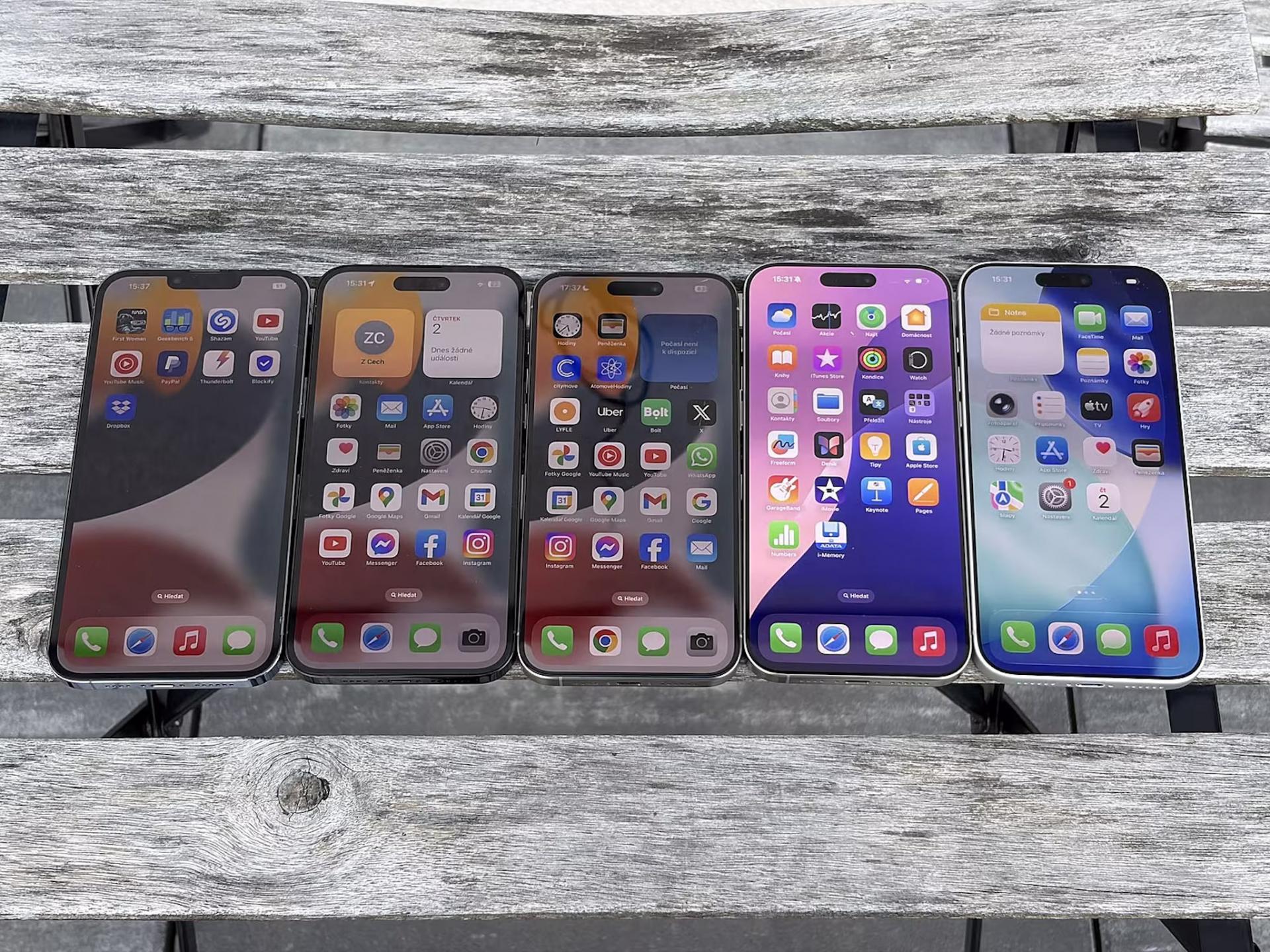 Galéria: iPhone 17 Pro Max a predchodcovia