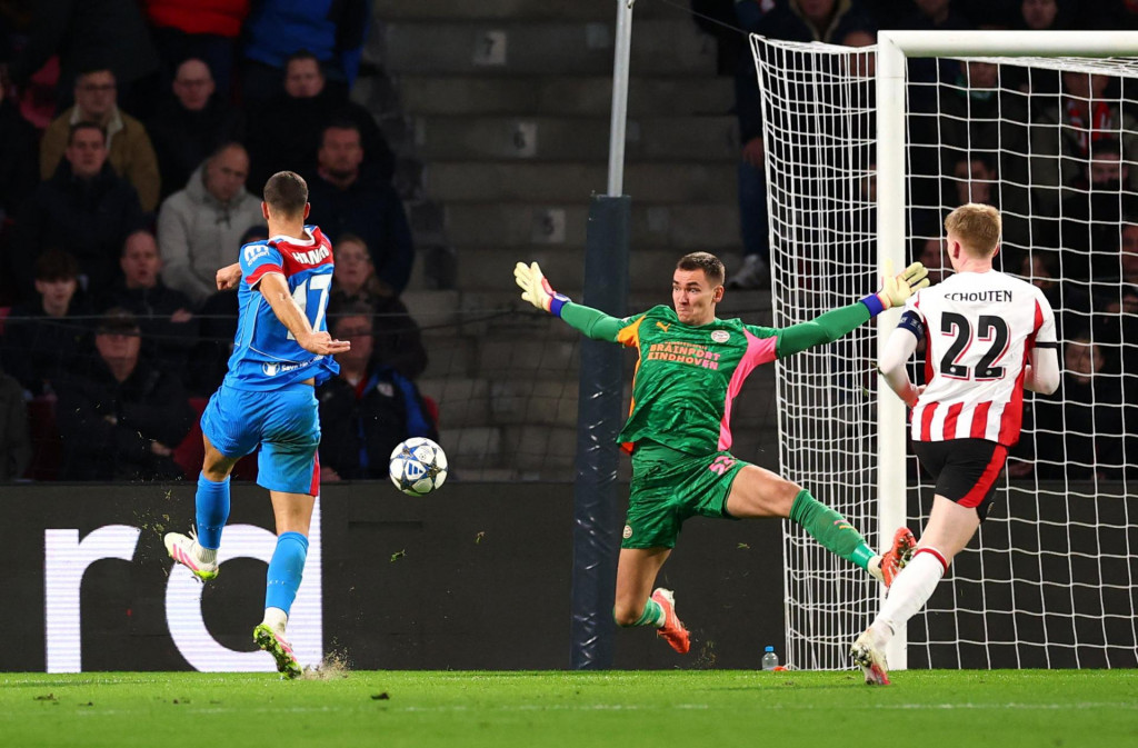 David Hancko z Atlética Madrid strelil gól. FOTO: REUTERS