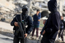 Militanti z Hamasu. FOTO: Reuters