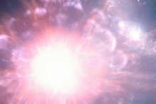 Umelecká predstava supernovy.