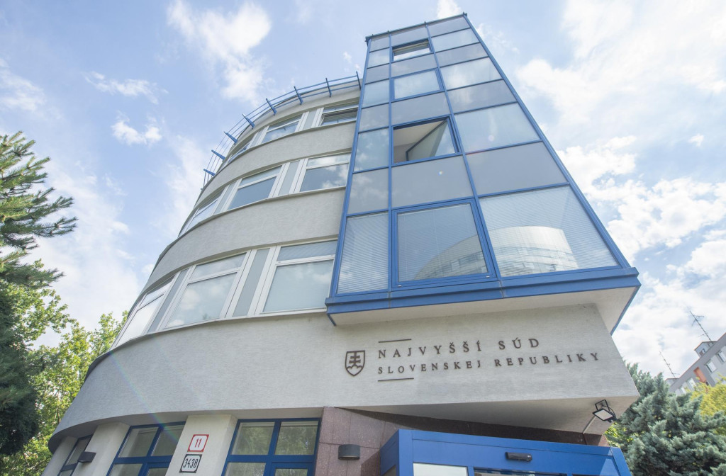 Na snímke budova Najvyššieho súdu SR na Panónskej ceste v Bratislave 4. júla 2022.

FOTO: TASR/M. Baumann